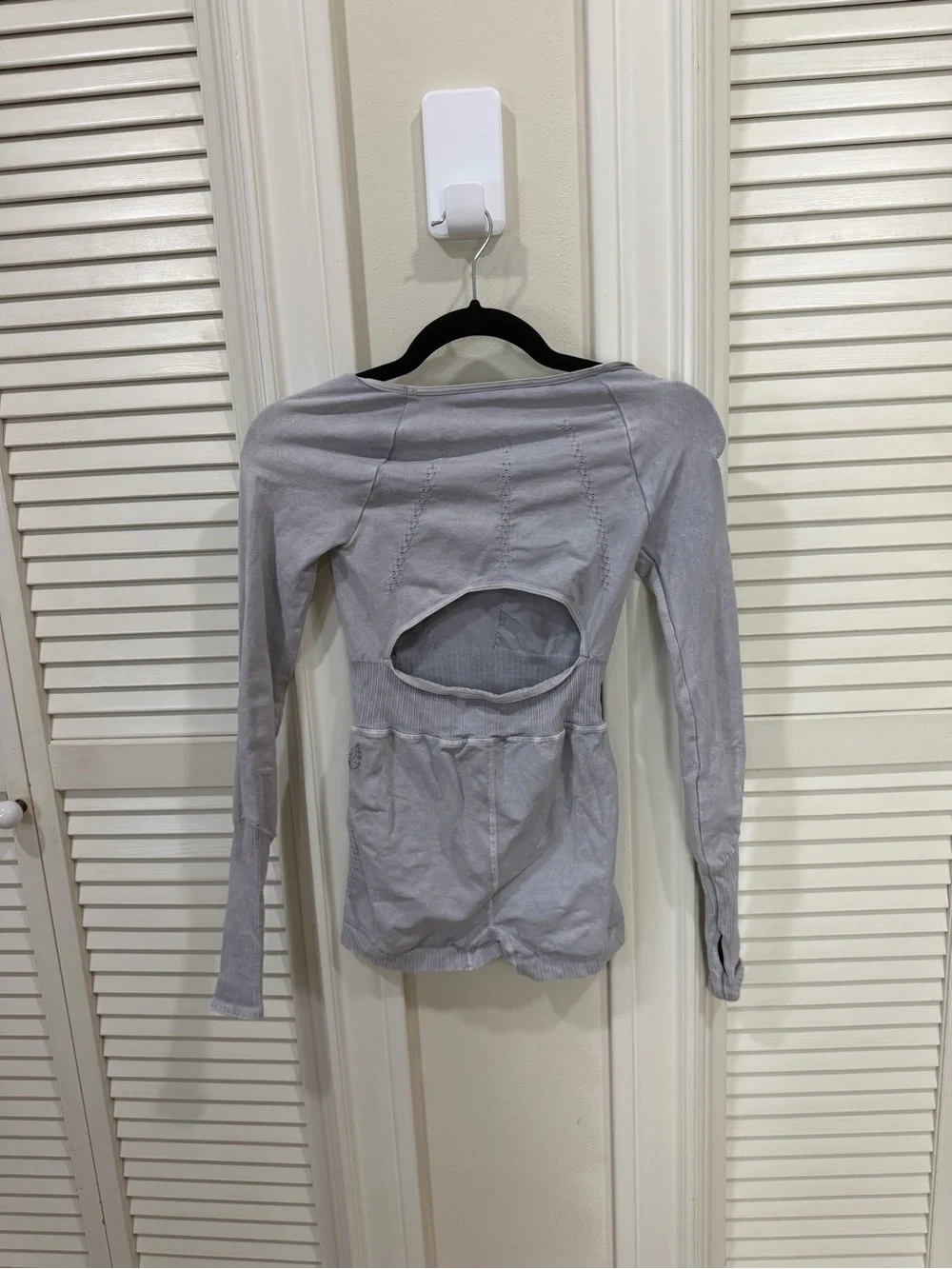 Free people Good Karma Long Sleeve Runsie romper